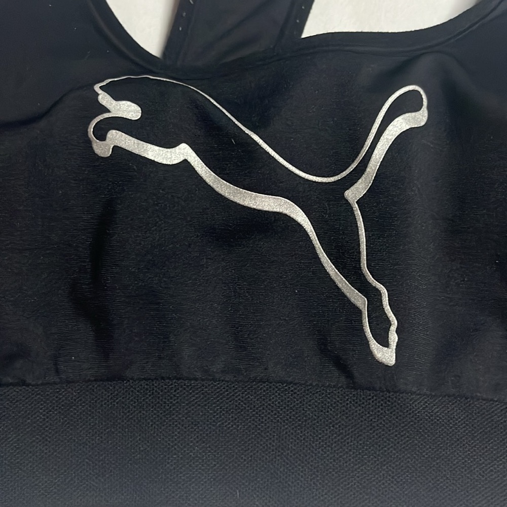 Puma Black Sports Bra - Picture 2 of 4